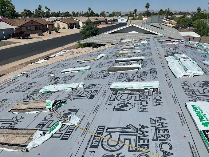 Underlayment installation during tile lift-and-relay